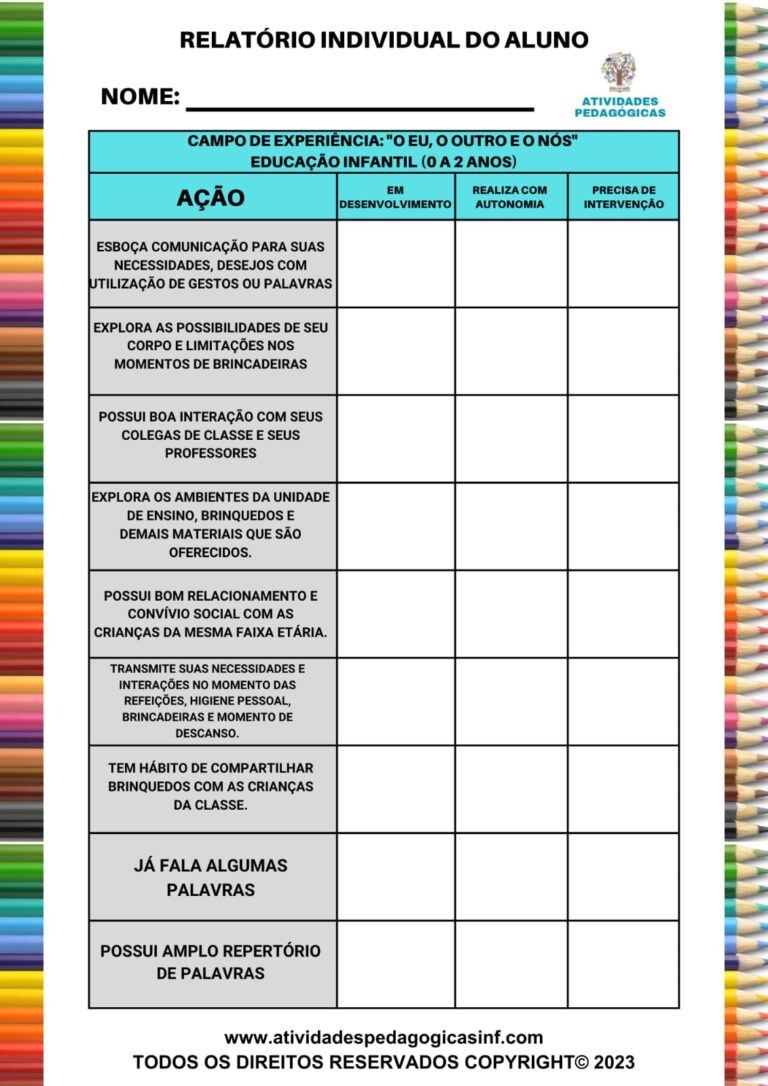 POR CAMPO DE EXPERIÊNCIA