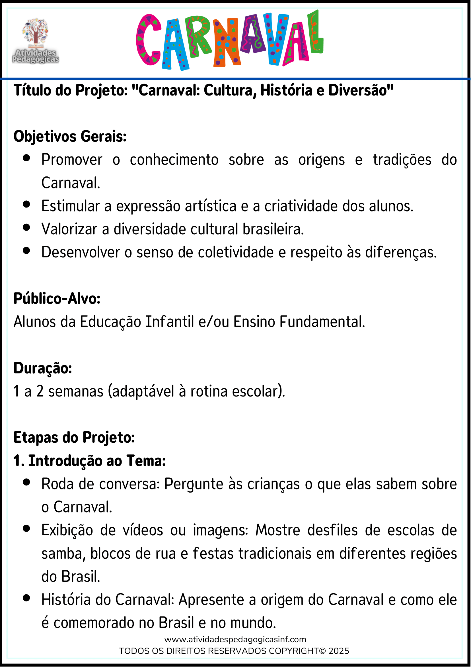 Carnaval Cultura, História e Diversão-1